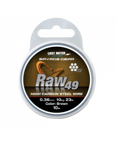 Savage Gear Raw49 punottu teräs perukemateriaali, 10m | Baits.fi verkkokauppa