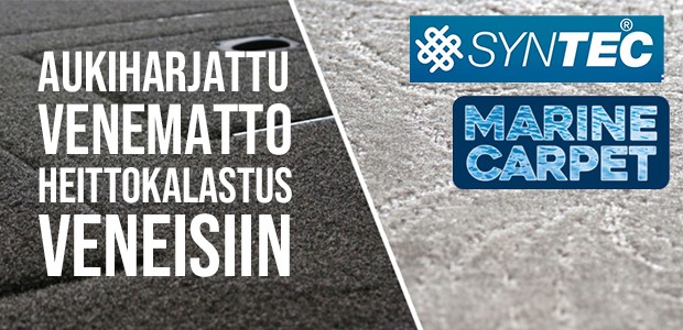 Aukiharjattu Syntec venematto heittokalastus veneisiin | Baits.fi verkkokauppa