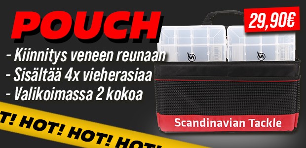 Suositut tarvikelaukut -25% tarjouksessa